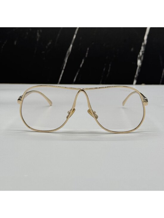 NEW MIU MIU MUA56S 5AK08N SUNGLASSES GOLD WOMEN MU A56S, SMU A56 EYEWEAR main image 12
